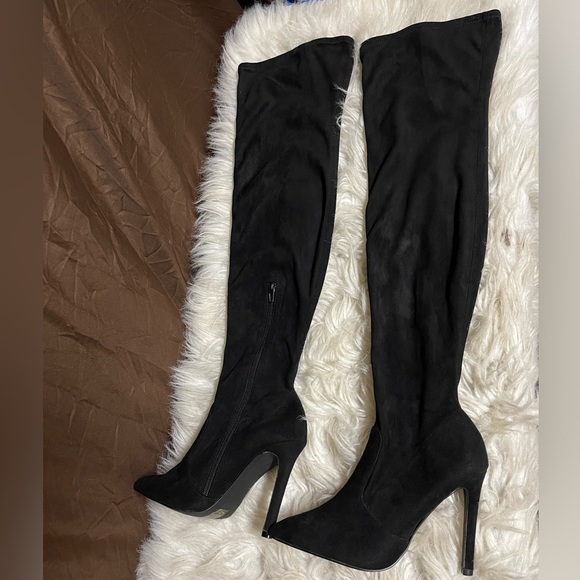 Call It Spring Stiletto Knee High Flattering Boots Size 6 Womens US - Picture 4 of 12